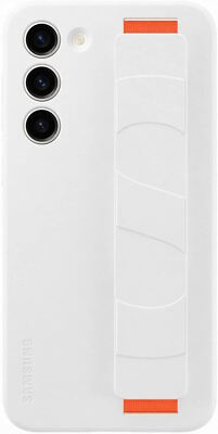 Samsung Galaxy S23 Plus Silicone Grip Hülle weiß - EF-GS916TWEGWW