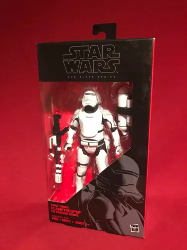 Star Wars 6" Black Series FIRST ORDER FLAMETROOPER #16 Action Figure *NEW* 2015