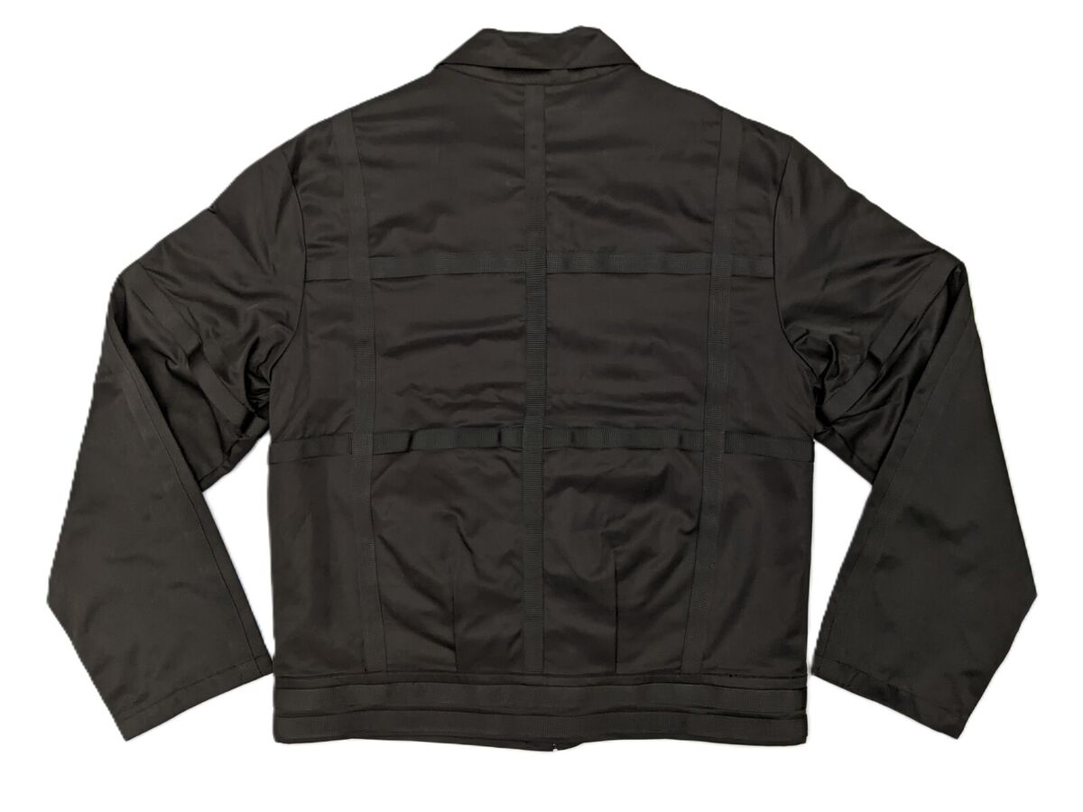 Raf Simons Autumn Winter 2002 2003 Black Jacket Y2K: Large Raf Simons Autumn Winter 2002 2003 Black Jacket Y2K: Large