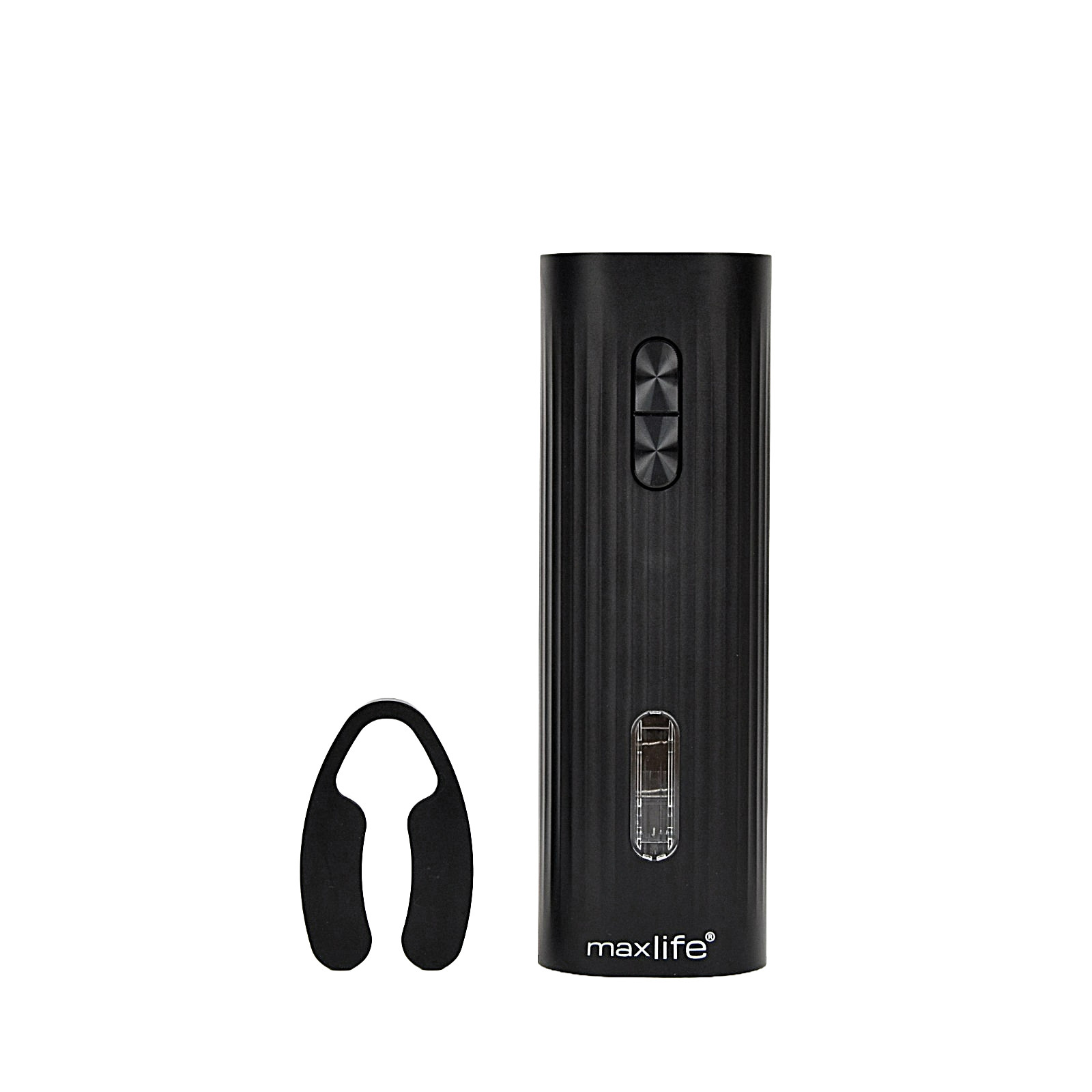 Electric Wine Opener Battery Operated Wine Bottle Openers with Foil Cutter Black