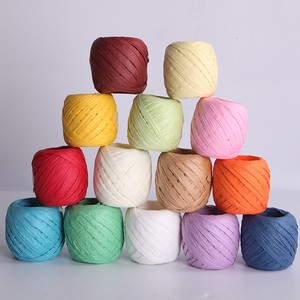 1pc 20m Raffia Paper Ribbon Decorating Flower Gift Diy Craft