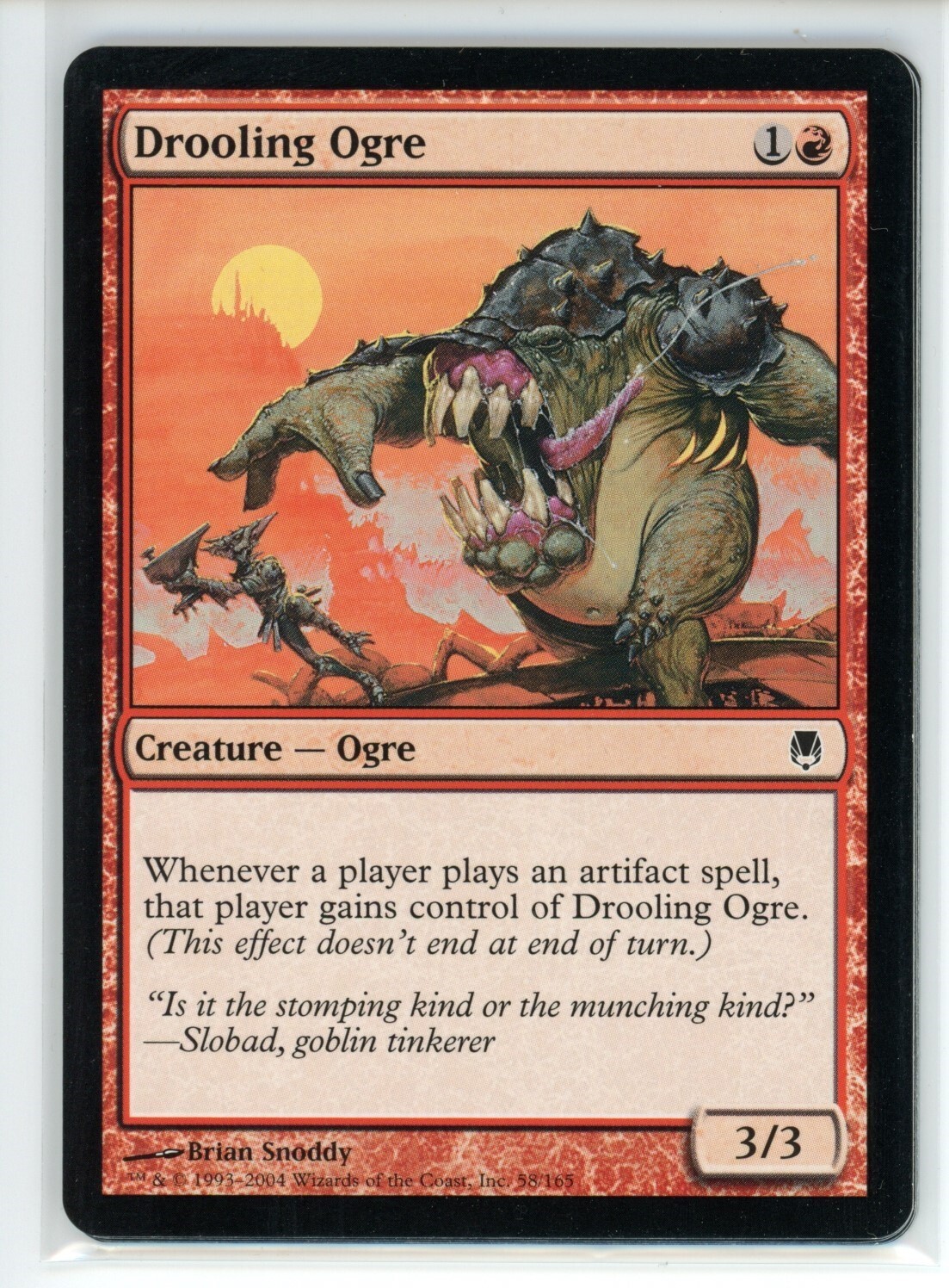 DROOLING OGRE Darksteel #58 DST(LP)(MTG)