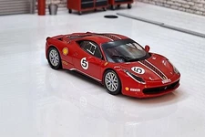Ferrari 458 Challenge 2010 - Red # 5 1:43 Scale Model Cased by IXO