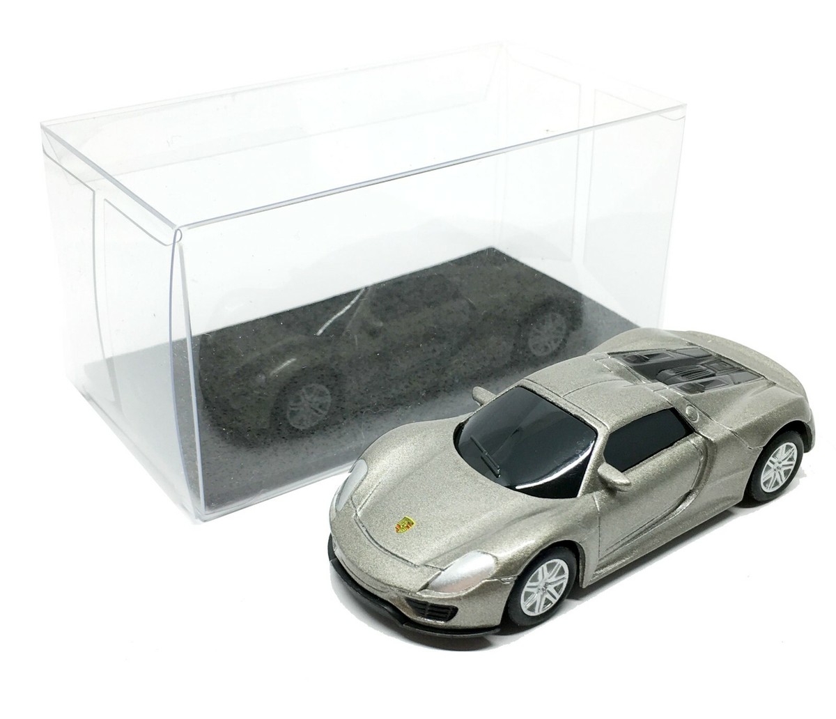 Porsche 918 Spyder Silver RMZ City Metal 1/64 (3