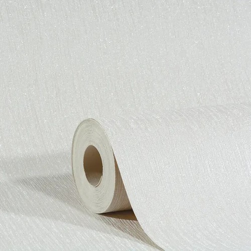 Debona White Crystal Plain Textured Glitter Vinyl Wallpaper 8999 - Picture 2 of 4