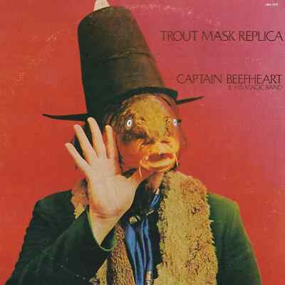 Captain Beefheart - Forellenmaske Replik - Mini-Poster & schwarzer Kartenrahmen