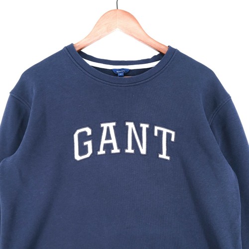 GANT Navy Blue Crew Neck Oversized Big 