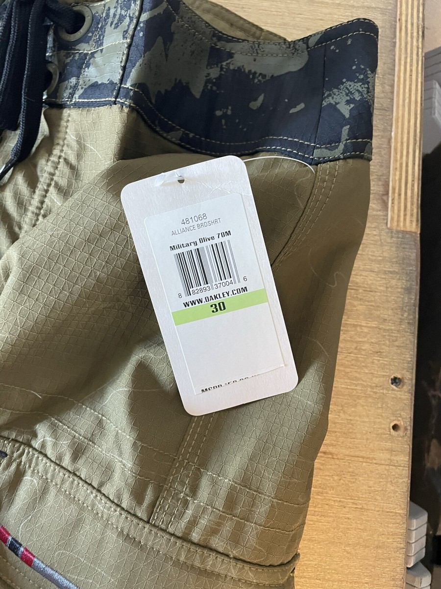 Oakley Alliance Boardshort Military Olive 70m Size 30 new | eBay