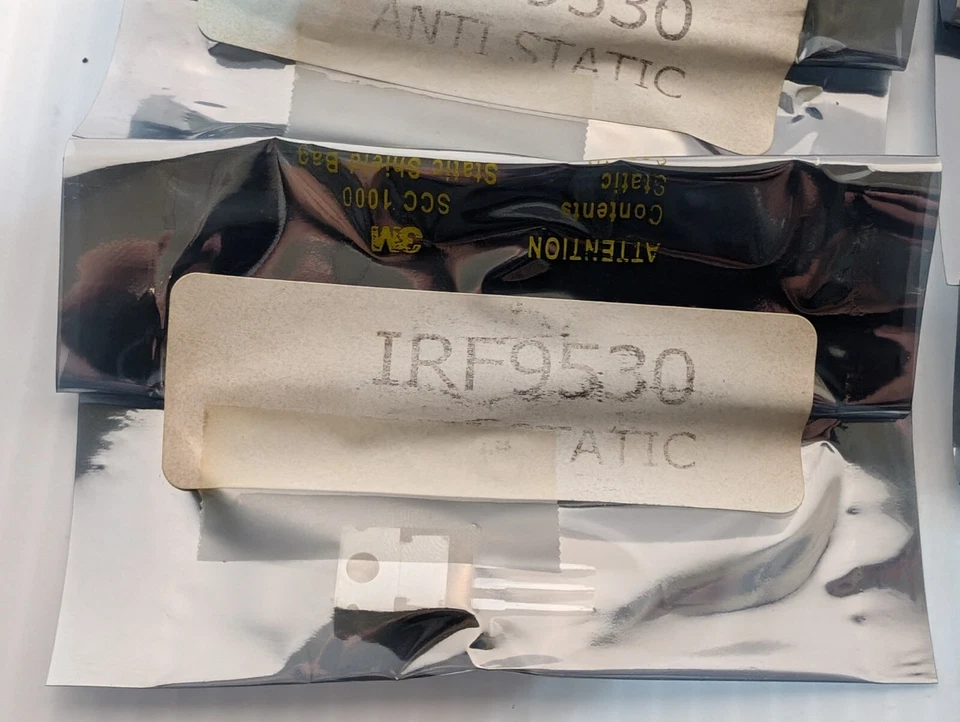 Lot of 11 Digi Key IRF9530 Power Mosfet Transistors - Image 3 of 4