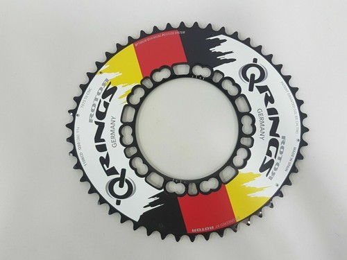 Rotor QRings Aero BCD 110x5 50T / 52T (Flag Limited Edition)Road Outer Chainring - Picture 2 of 19