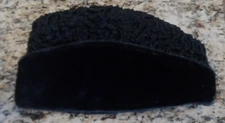 VTG Kevin McAndrew Kubanka Black Faux Astrakhan Karakul Large Cossack Hat 24”