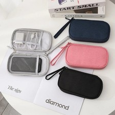 1 New Data Cable Storage Bag Travel Storage Bag Portable Waterproof Double-layer