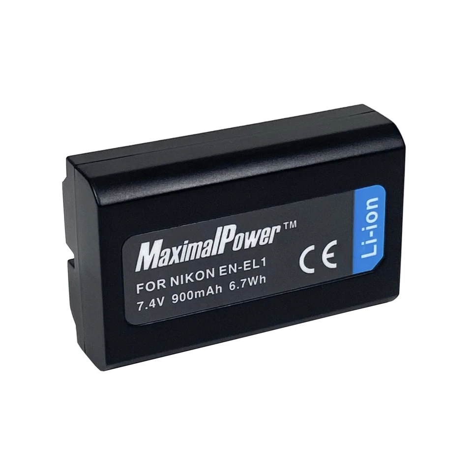 Batería MaximalPower 2PK para NIKON EN-EL1 ENEL1 COOLPIX 4300 4500 Minolta NP800 Foto 2 de 4