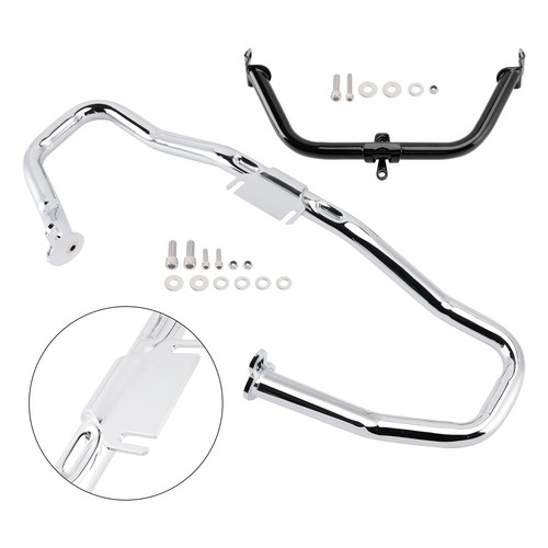 Engine Guard Frame Anti-Crash Bumper Protector Chromeb For Road Glide 2014-2022 - Picture 3 of 12