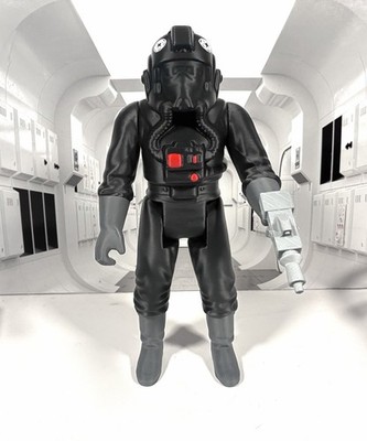 STAR WARS CUSTOM KENNER STYLE 11'' TIE FIGHTER PILOT FIGURE 3D PRINT