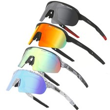 4 Pack Baseball Sunglasses Cycling Glasses for Men Youth Outdoor Sports Runni...