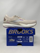 Women's Brooks Ghost 16, Almond Peach/Coconut/Purple, 7.5 B Medium US