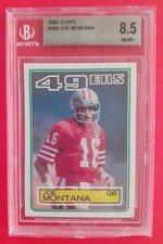1983 JOE MONTANA BGS 8.5 BONUS VINTAGE CARDS OF UR FAV TEAMS INCLUDED!!