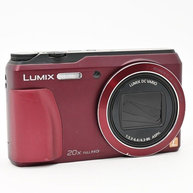 Panasonic LUMIX DMC TZ55 Red Compact Digital Camera 20x Zoom Boxed