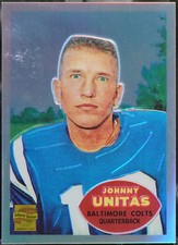 2000 Topps Chrome - Johnny Unitas Reprints Refractors #R4 Johnny Unitas NM