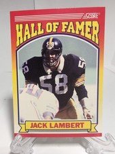 1990 Score - Hall of Famer Jack Lambert #598