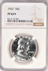 1952 Franklin Half Dollar Proof NGC PF 67 PLUS PR67+ Gem Silver Coin 50C