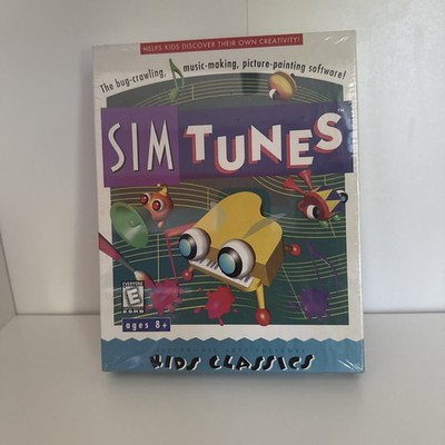 Vintage 1998 EA Sim Tunes PC Windows Game CIB W/ Box Manual & Book Kids Classics