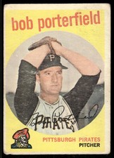1959 Topps Bob Porterfield #181 Pittsburgh Pirates