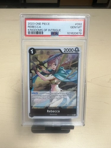 Rebecca (092) OP04-092 Kingdoms of Intrigue Foil - PSA 10