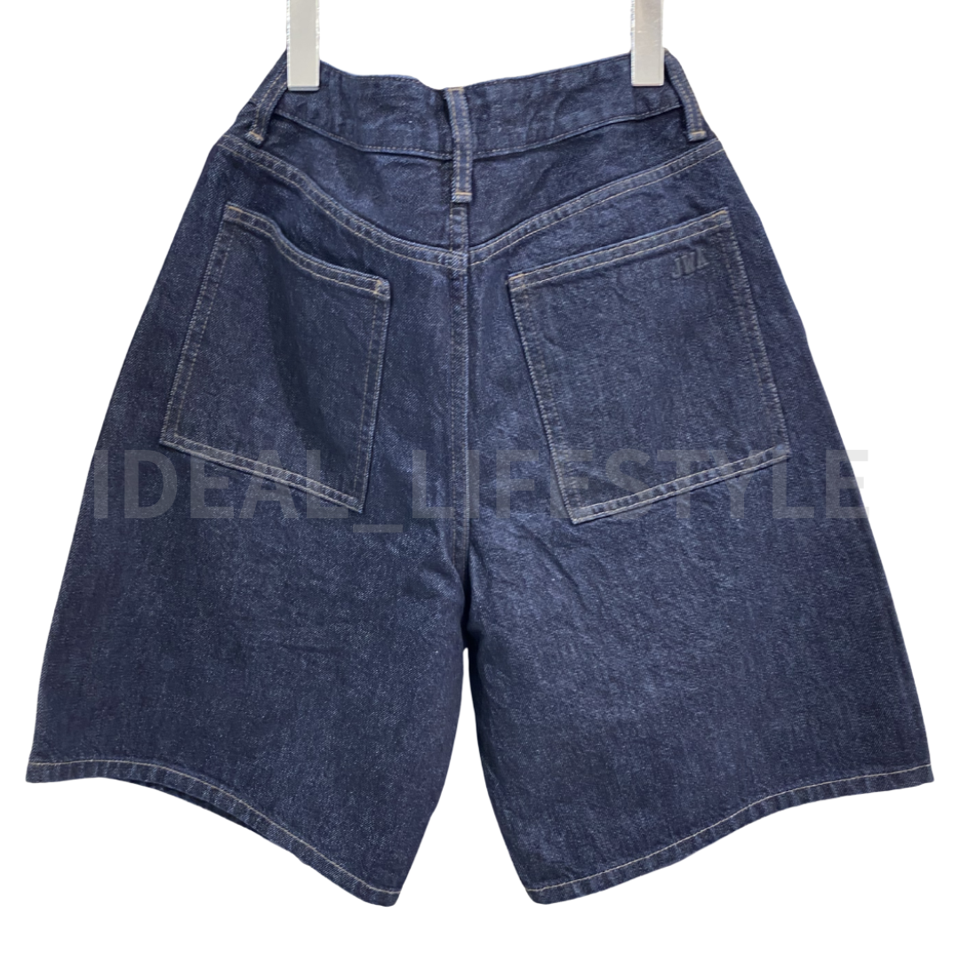 UNIQLO JW ANDERSON Denim Half Pants 21-29 Shorts 100% Cotton Women
