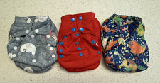 Lot of 3 Smart Bottoms Adjustable Diaper Covers