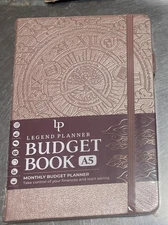 Legend Planner Budget Book A5 Monthly Budget Planner Rose Gold