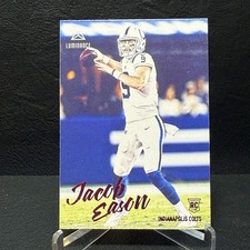 Jacob Eason  2020 Panini Chronicles Luminance #208 Pink RC Rookie Colts