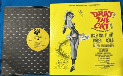 Drat! The Cat! Live Broadway Cast LP - RARE 1965 Lesley Ann Warren VG- READ DESC