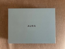 Aura Carver Digital Photo Frame Gravel with White Mat Color