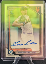 2024 Bowman Chrome Draft Jonathan Santucci Autograph Rookie CPA-JS Mets
