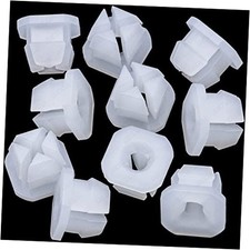 Rexka 10pcs Nylon Headlight Bezel, Grill Screw Nuts 8 or 10 Screw Size