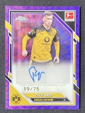 Pascal Grob 2025-26 Topps Chrome Bundesliga Purple Wave Auto /75 #BA-PG