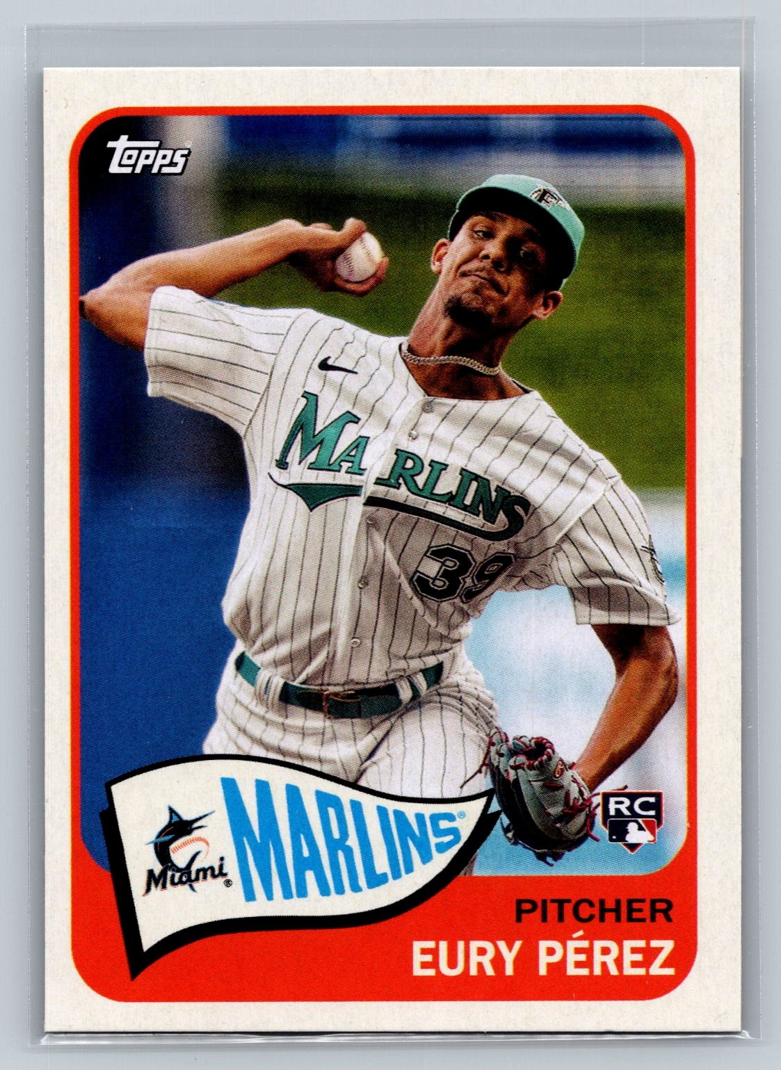 2023 Topps Archives Eury Pérez #182 RC Rookie Miami Marlins