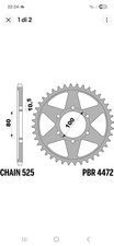 Corona PBR Z44 denti passo 525