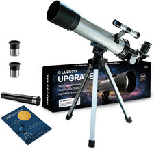Kids Telescope 50mm 100X Magnification with Tripod  Eyepieces - STEM Gift 6-12