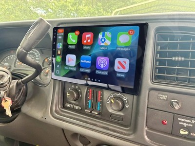 For GMC Sierra 1500 HD 2500 HD 1999-2006 CarPlay Android 13 Car Stereo Radio GPS