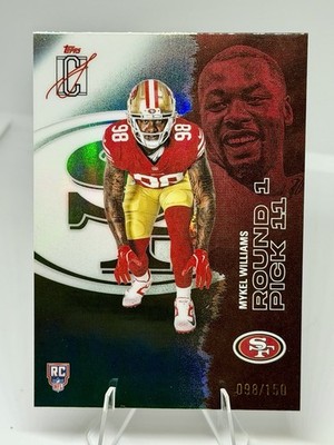 2025 Topps Signature Class Mykel Williams Rookie Green Refractor /150 RC 49ers