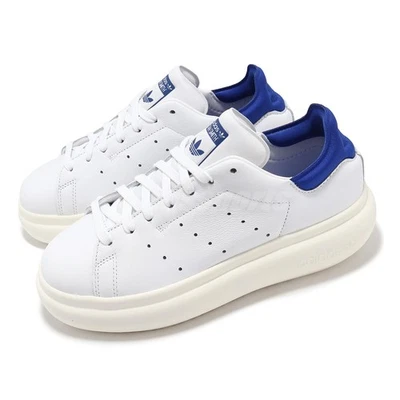 adidas Originals Stan Smith PF W White Royal Blue Women Platform Casual IE0451 - Photo 1/4