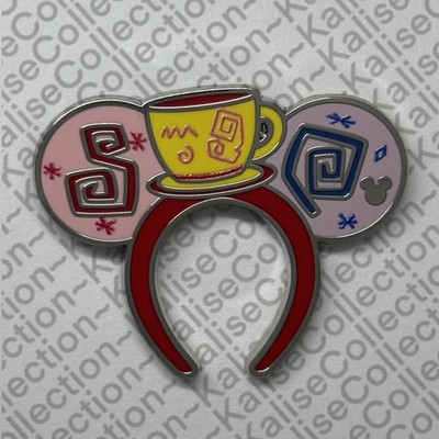 Disney Pin Mad Tea Party Ear Headband Disneyland Hidden Mickey Wave A 2026