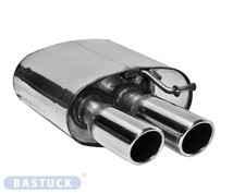 Bastuck Endschalldämpfer mit Lippe LH 2x 76 mm - 08+ Audi A4/A5/S4/S5 B8