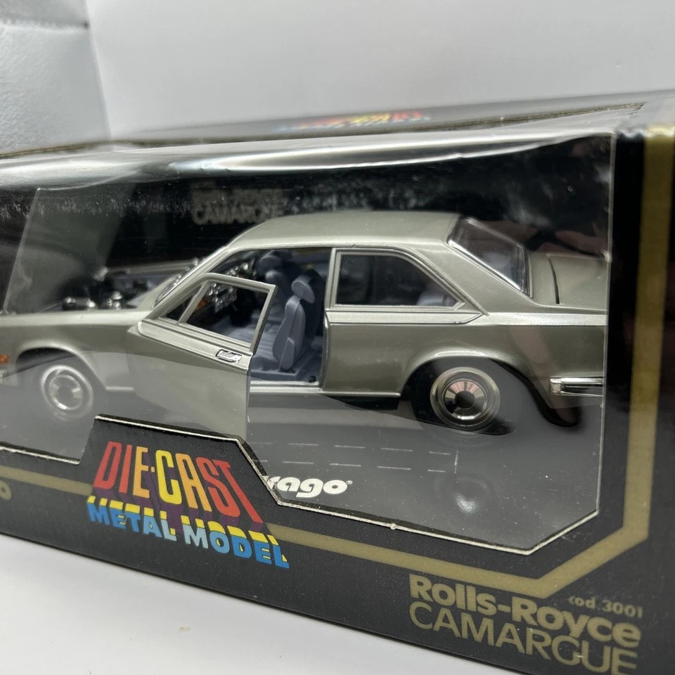 A7 1:22 BBURAGO BURAGO 3003 ROLLS ROYCE CAMARGUE METALLIC GREY - NEW IN BOX - Image 3 of 4
