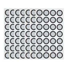 200Pcs, Inner 10mm Outer 14mm Round High Reflective 3D Scanning Marker