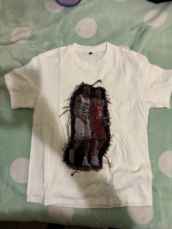 Used Tapestry Design Michael Jordan Kobe Bryant All Star Tshirt Men’s Size Small