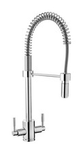 Rangemaster Aquatrend Dual Lever Pull Out Tap - Chrome finish - NEW - TRE1SPRCM